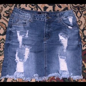 women’s jean skirt